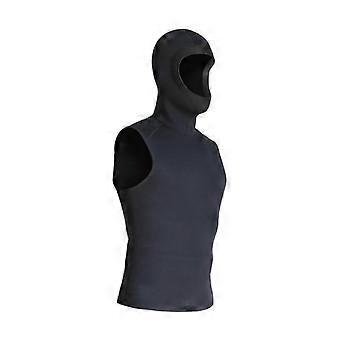 3mm Neoprene Wetsuit Hooded Vest, Gift Thermal for Kayaking Water Sports-xj