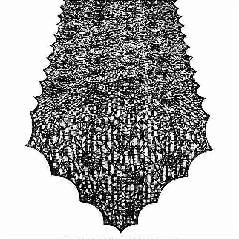 Spooky Web Lace Table Runner