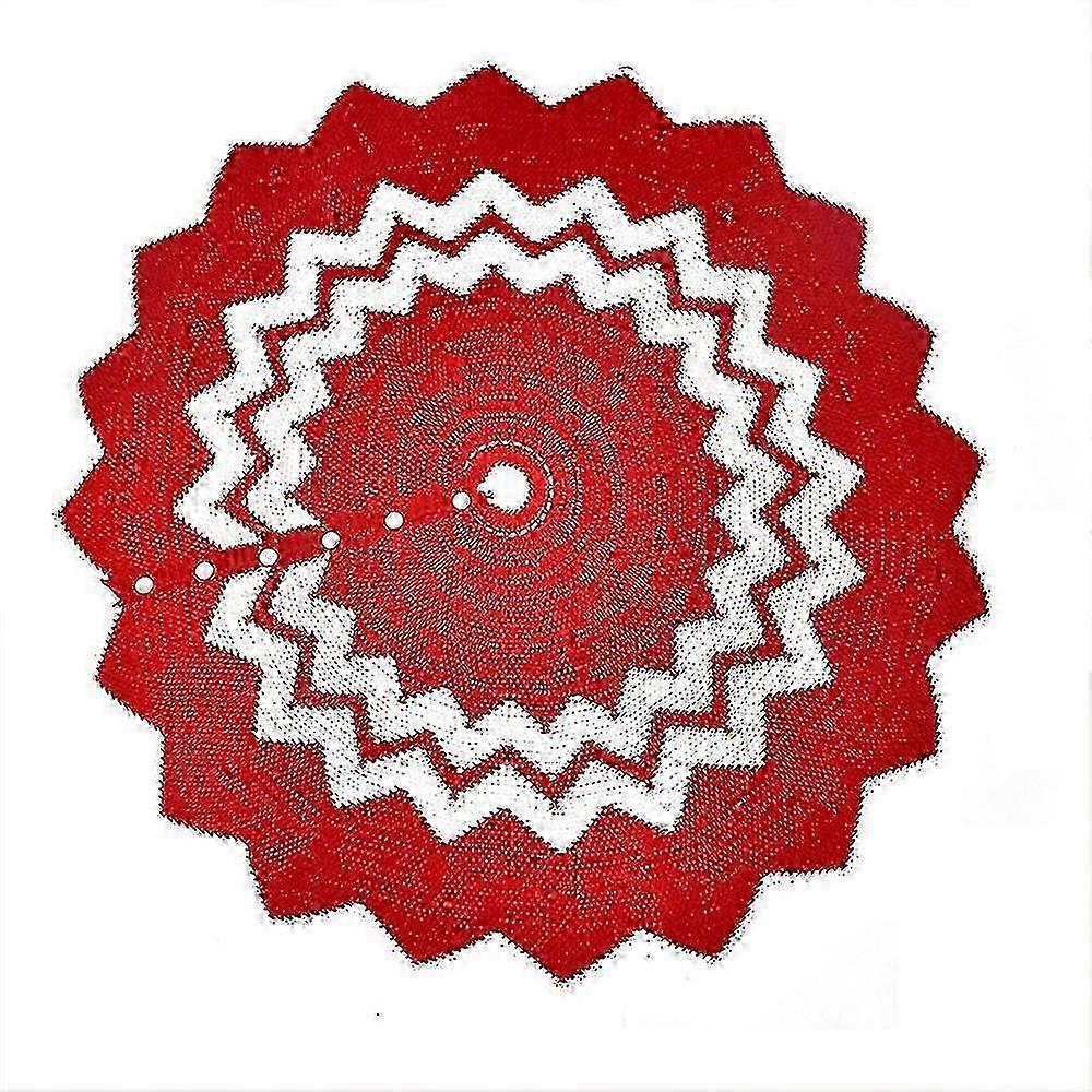 Wavy Edge Knitted Tree Skirt UK