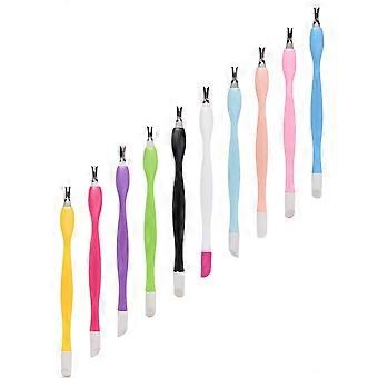 Manicure Dead Skin Trimmer Dual-Headed for Nail Art 50Pcs Exfoliating Tools
