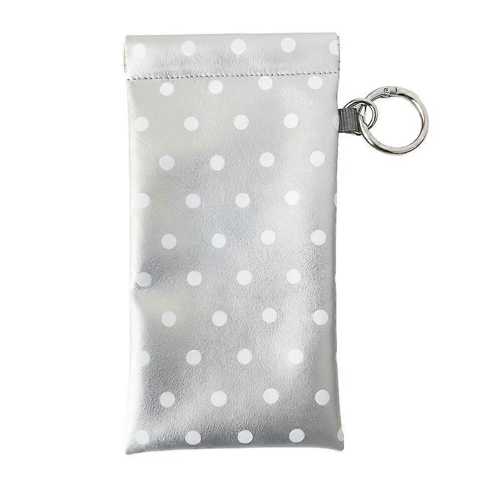 Polka Dot Auto-Close Glasses Pouch