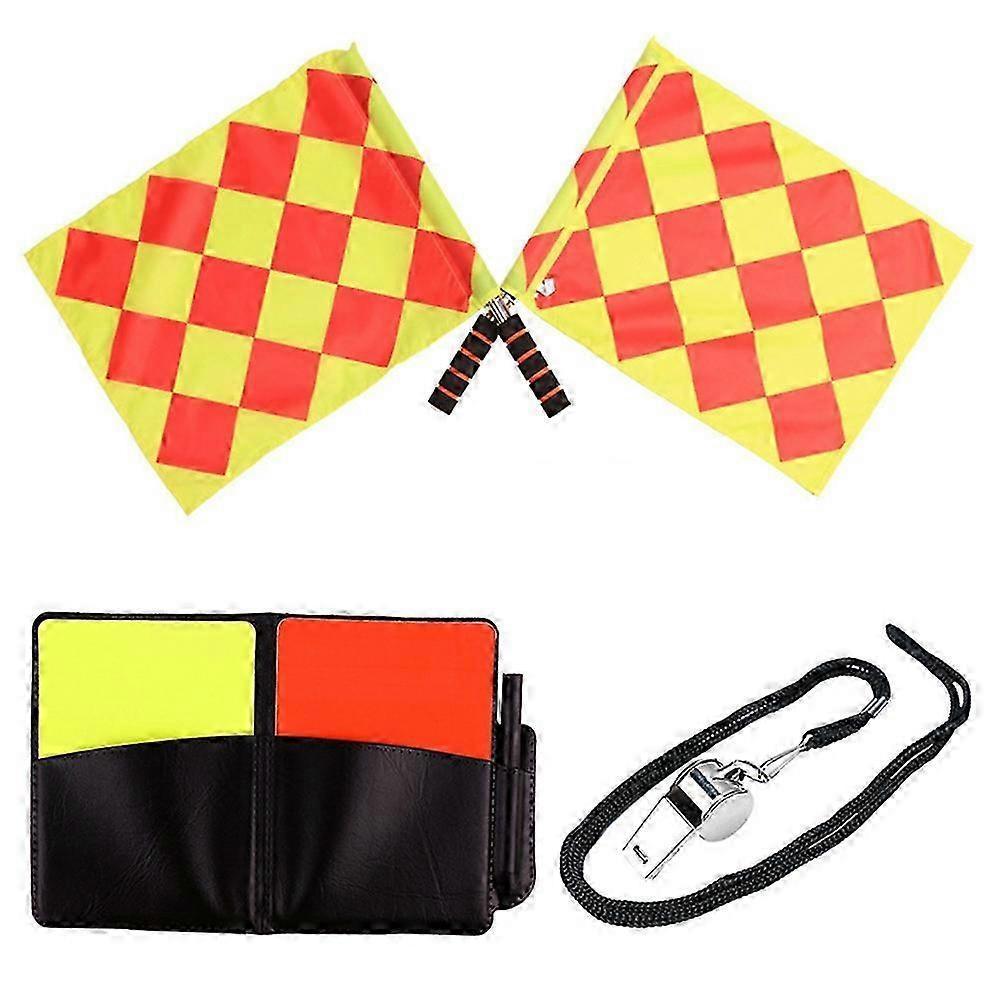 Durable Referee Card Set With Whistle
