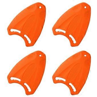 4 Pcs Orange EVA Swim Kickboard, Back Float Training Aid for Adults and Children