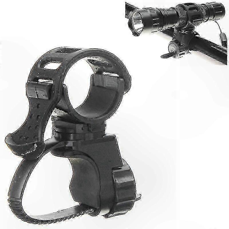 Adjustable Flashlight Mount with Clamp and Clip for Flexible Usage