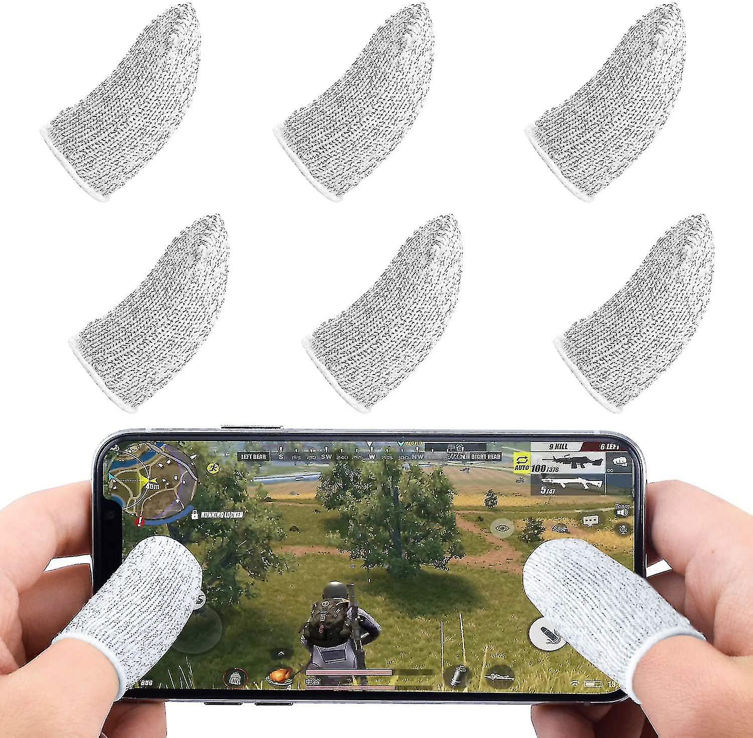 3 par Andningsbar Pubg Mobiltelefon Spel Fingerskydd
