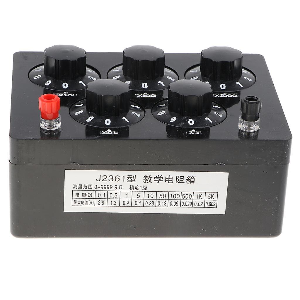 Electrical Learning Tool Resistance Box Physical Teaching Aid 0-9999.9 ohm