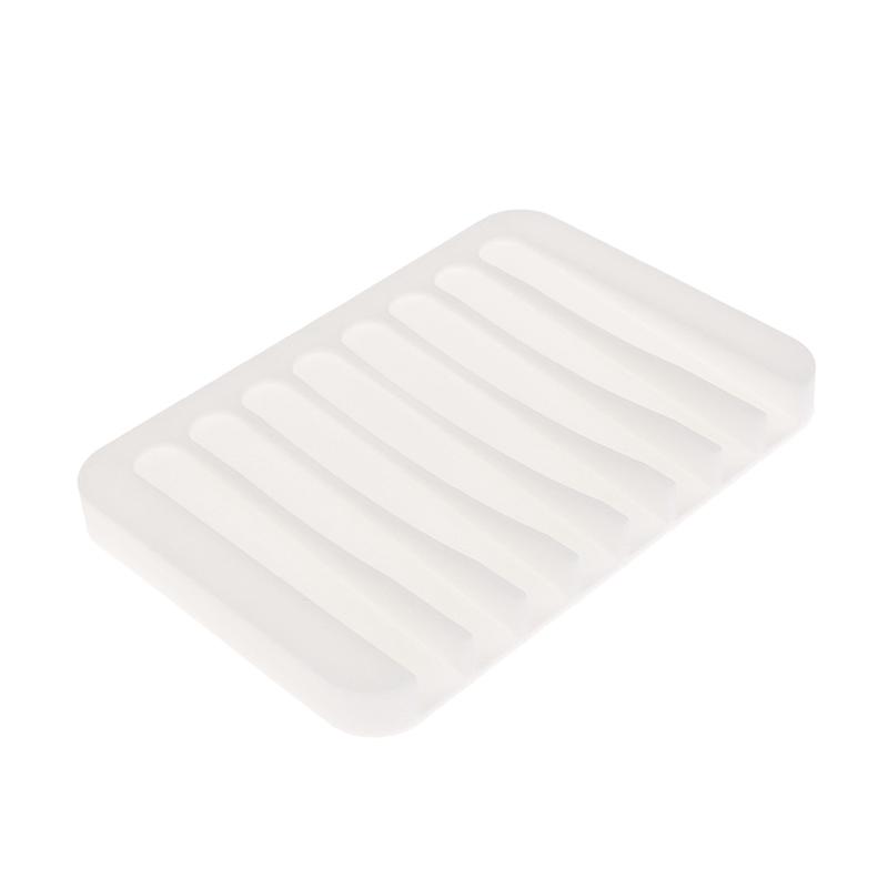 Silicone Soap Holder Flexible Soap Dish Plate Holder Tray Soap Box Container