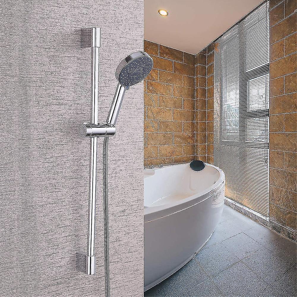 Adjustable Shower Head Holder Compatible With Slide Bar,universal 18-25mm O.d. Rail Head Bracket Hol