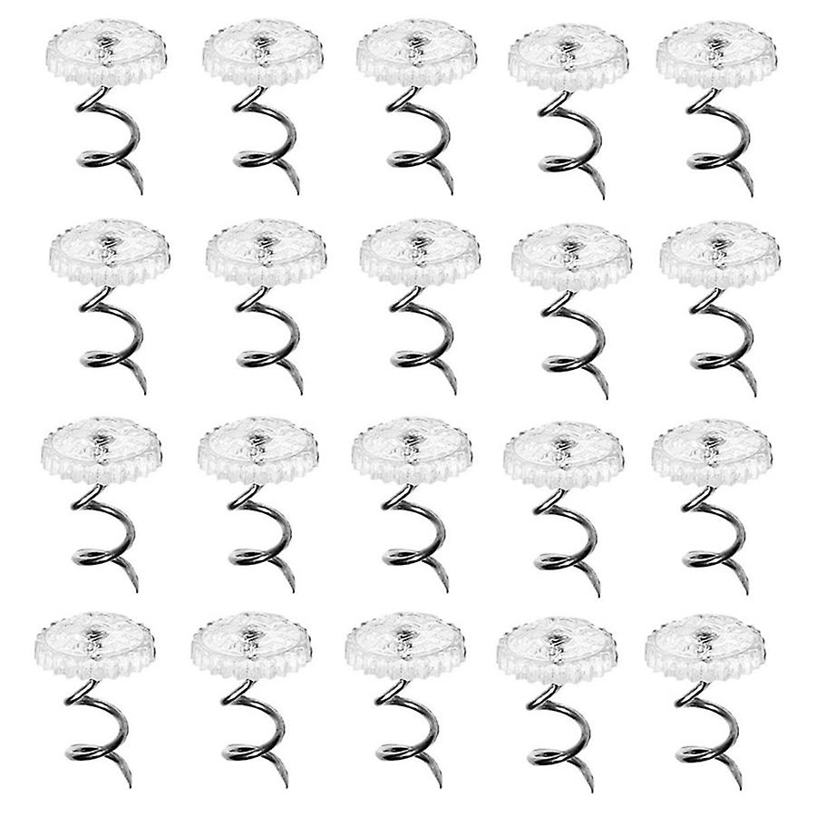 Clear Heads Twist Pins for Upholstery, Slipcovers and Bedskirts,, Set of 100