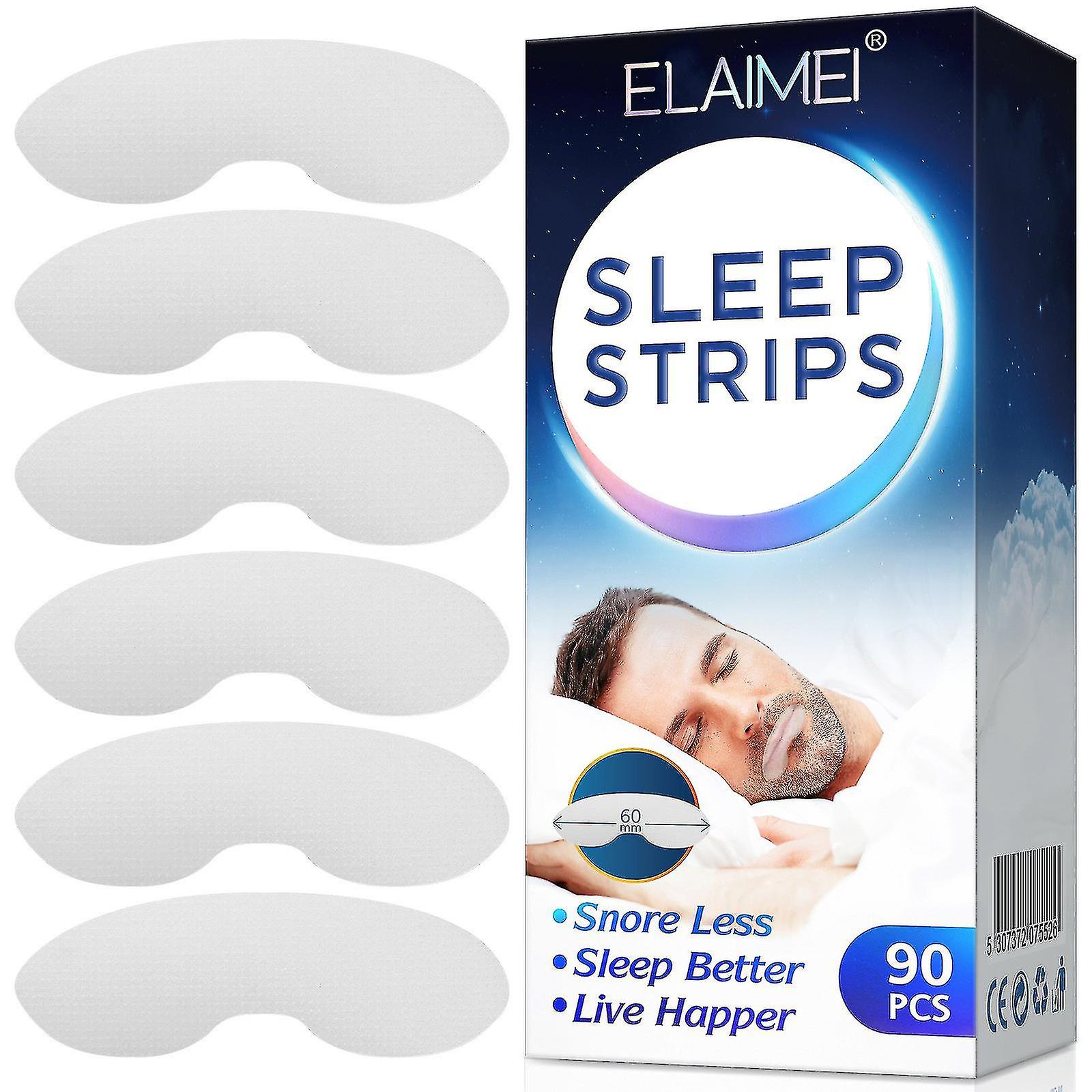 90pcs/box Unique Shape Anti-snoring Correction Closed-mouth Patch,comfortable Wearing And Safe