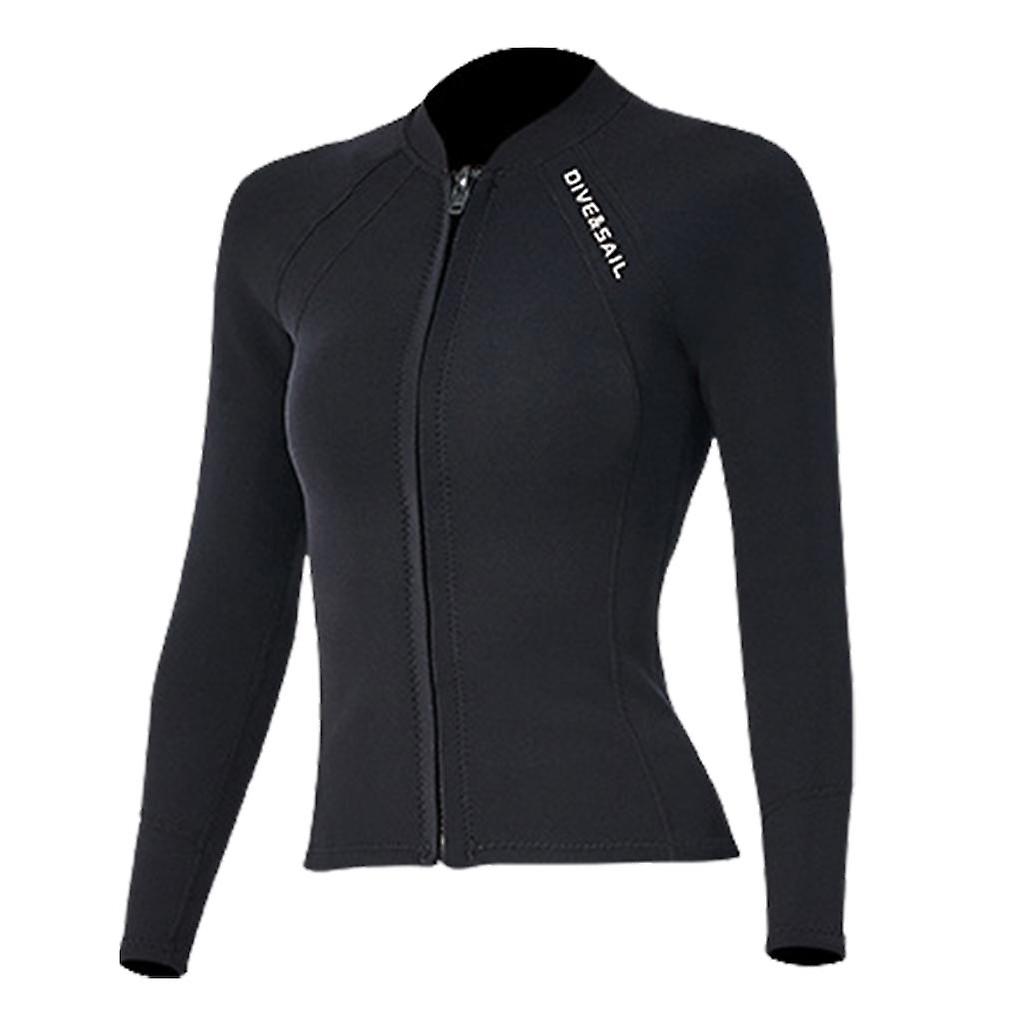 Erkekler Bayan Hızlı Kuru Ceket Wetsuit Yüzmek Sörf Islak Sörf Şnorkel Kadınlar L