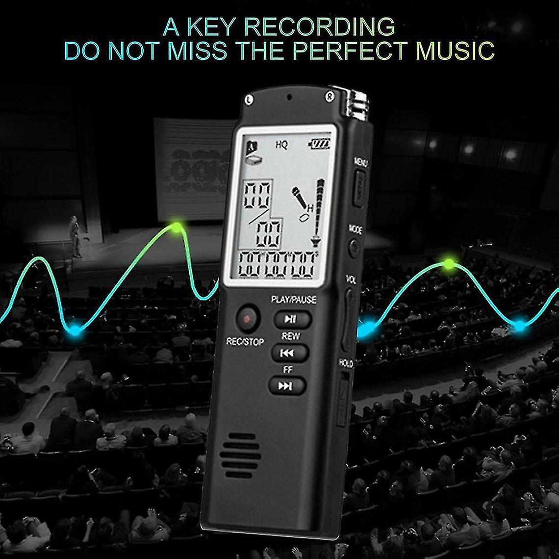 T60 Professional Digital Voice Recorder Time Display Mp3 Player