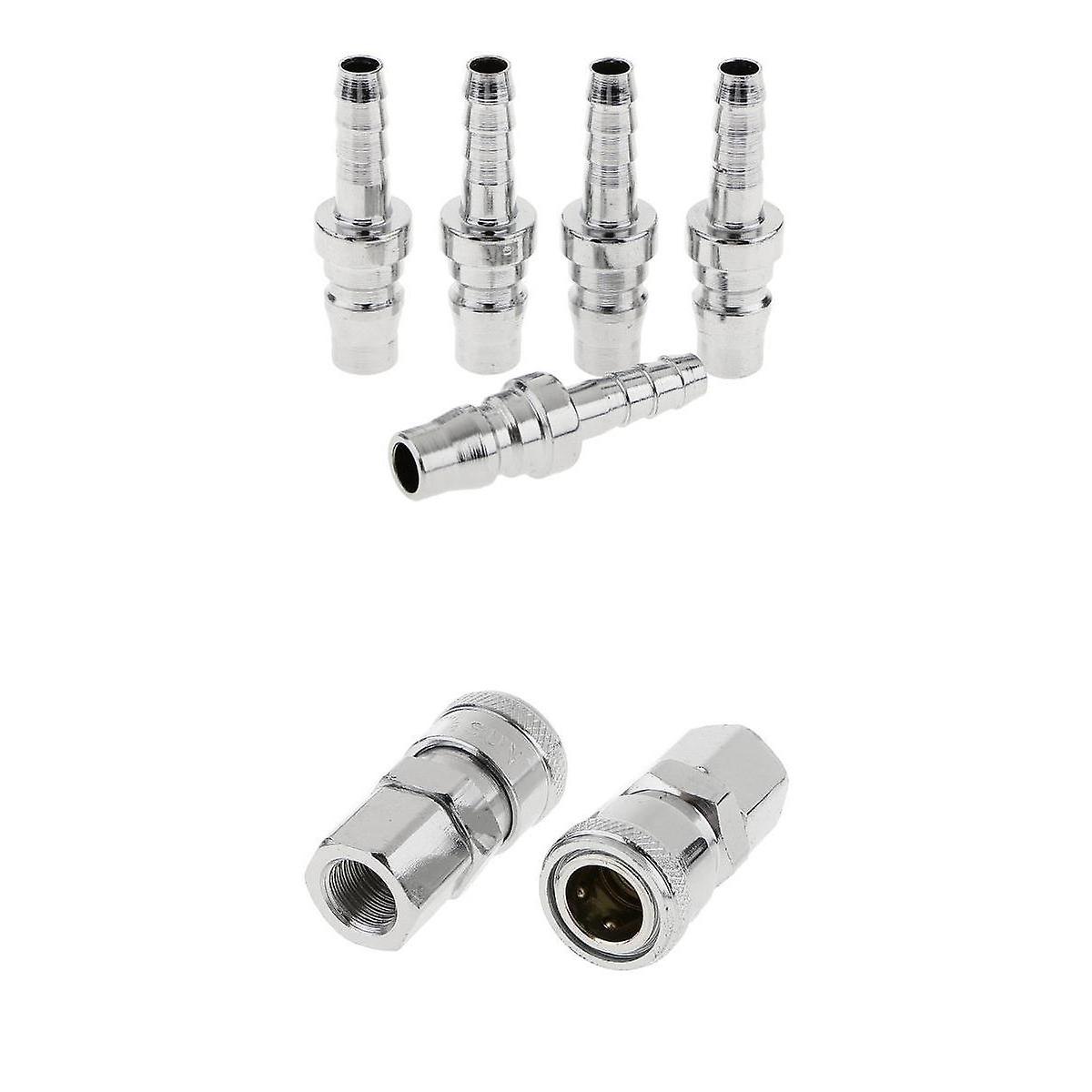 7 Pieces Coupler Connector Air Line Hose Coupling Compressor PH20 SF20