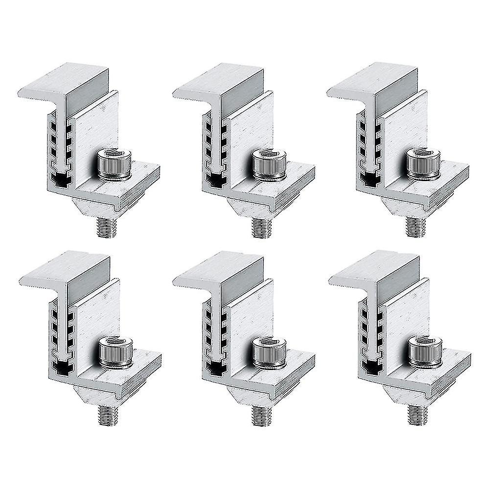 Solcellepanel klemmer solcellepanel monteringsskinner for solcellepanel Pv montering maskinvare solcellepanel acce