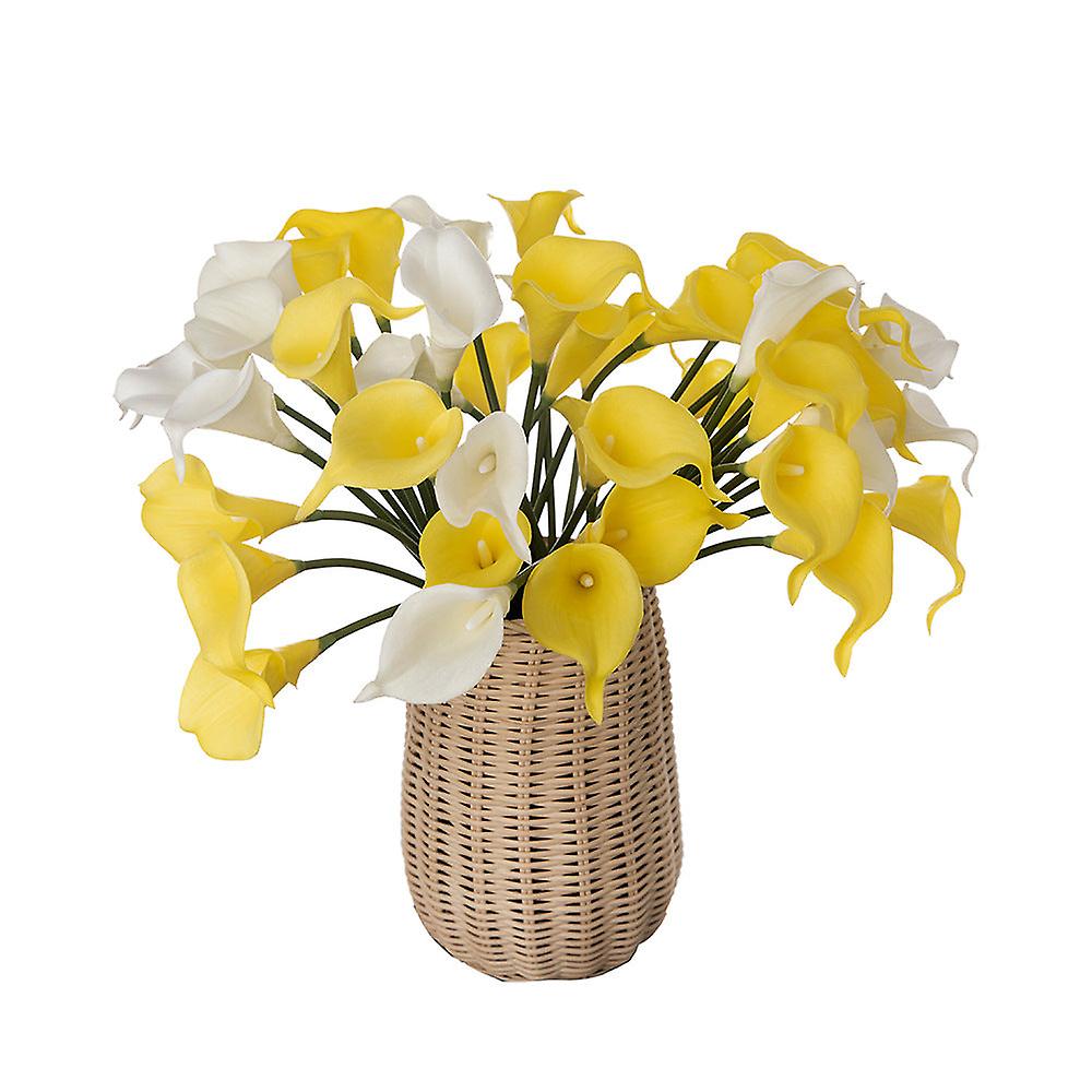 10Pcs Mini Common Calla Artificial Fake Flower Plants Home Decoration Wedding Bouquet