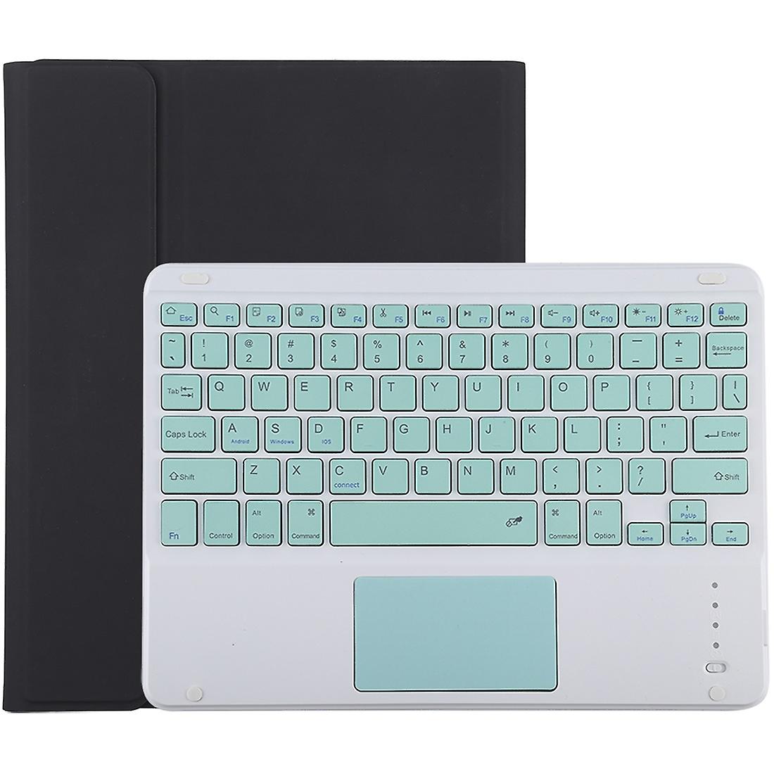 Bluetooth Green Keyboard Microfiber Leather Protective Case