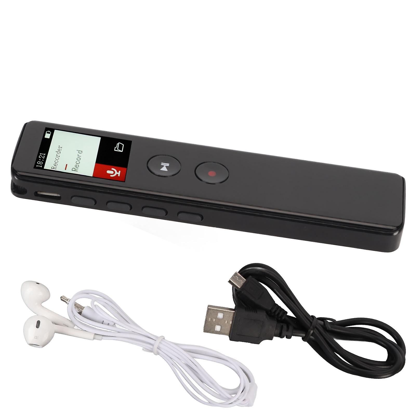 Voice-Activated MP3 Recorder with 8GB Memory & Bluetooth 5.0 Connectivity