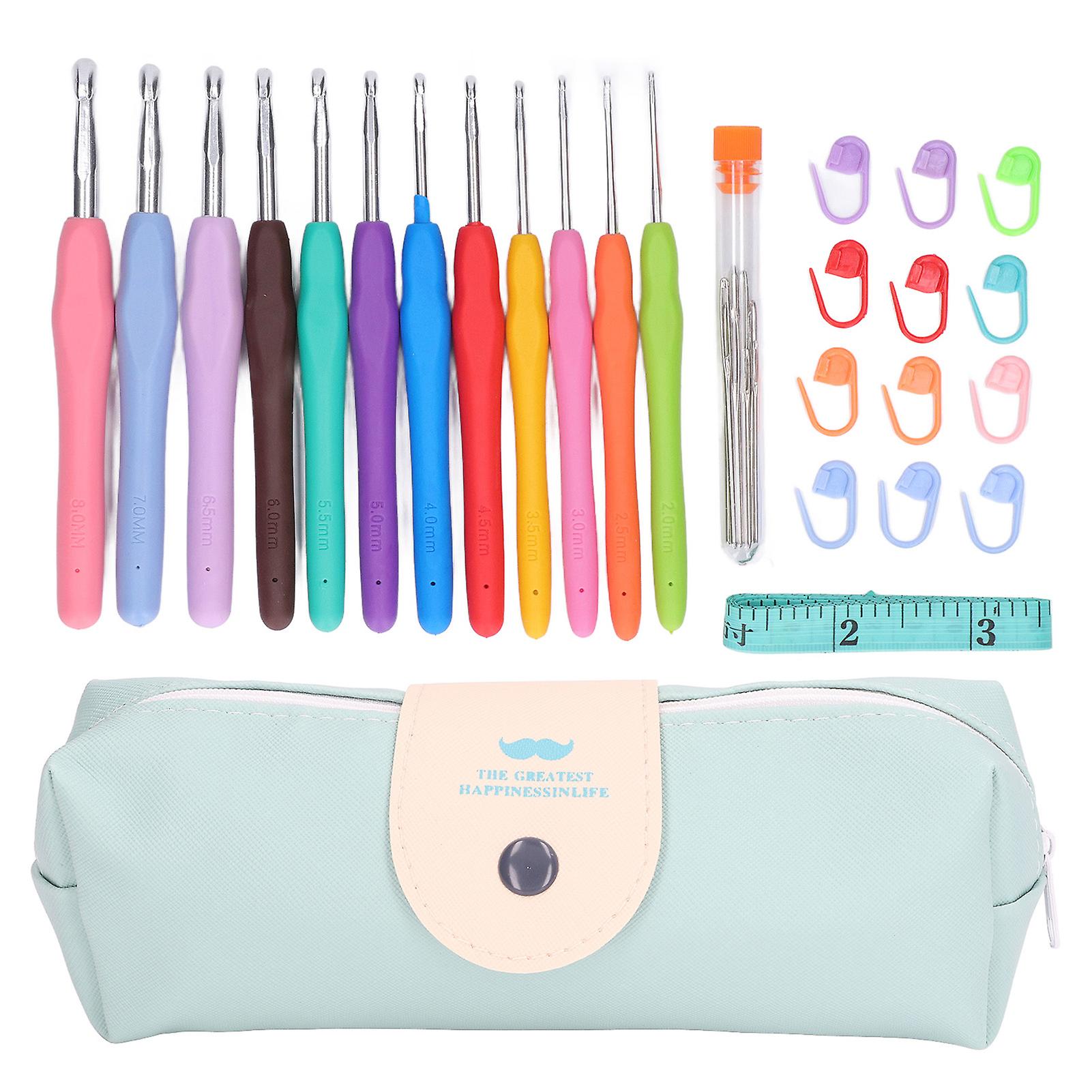 Crochet Hooks, TPR Handle, Ergonomic