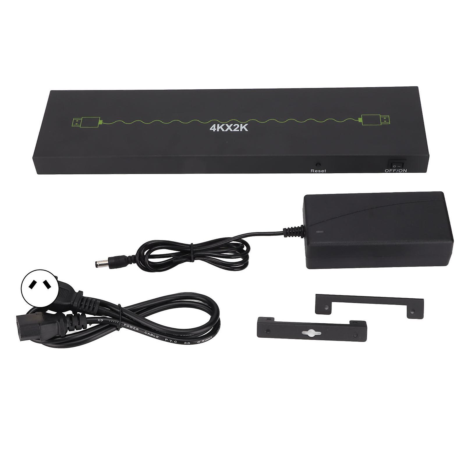 High Definition Multimedia Interface Splitter 4K 1 in 10 out stabiles zuverlässiges praktisches Computergerät 100V bis 240V