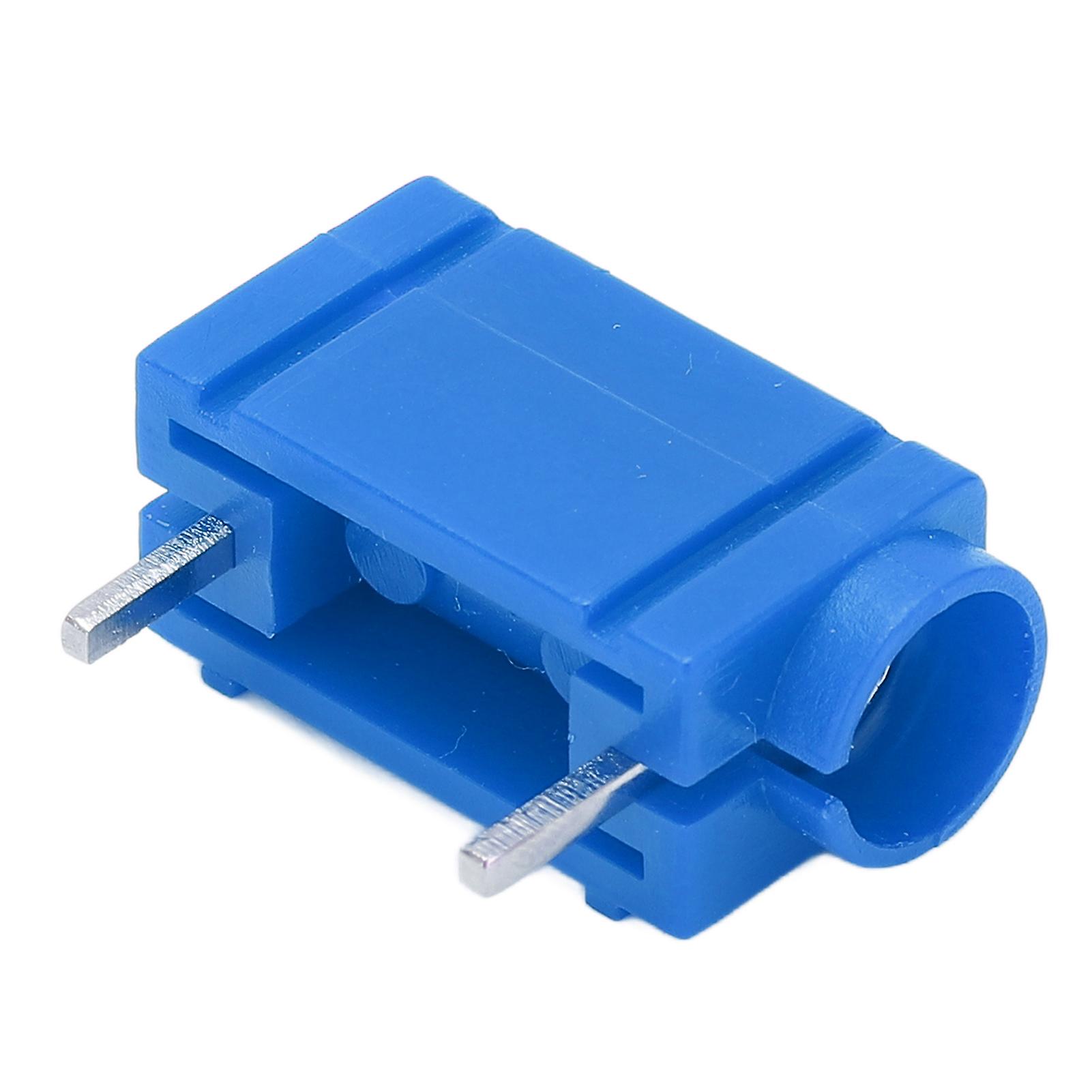 5pcs 4mm Banana Socket Professional Nickel Plated Brass PCB Panel Banana Socket Accessory for MultimeterBlue