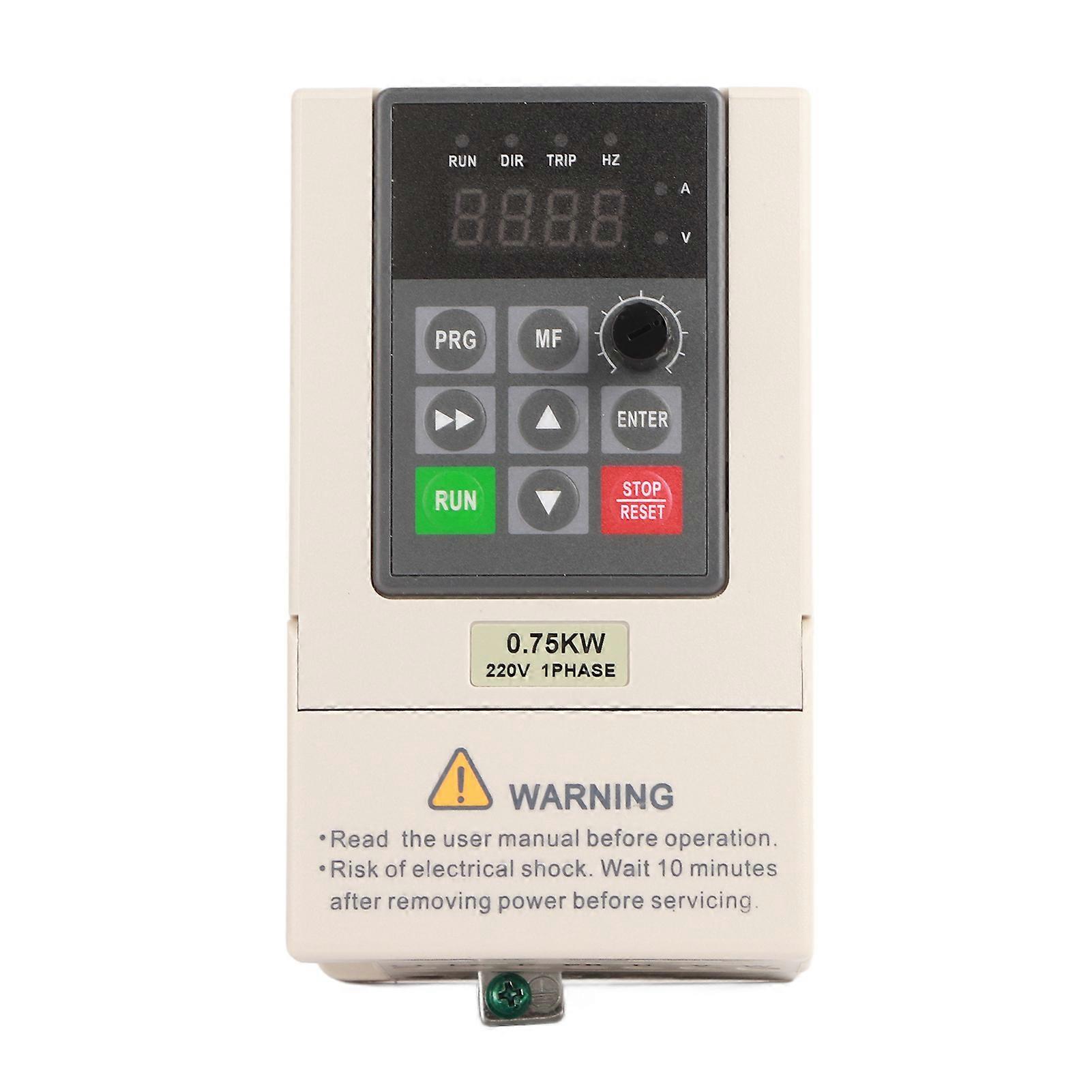 محرك متغير التردد 220 فولت إخراج إدخال أحادي الطور مع تحكم PAM 0.75kw JLS-E-2S تحكم في سرعة المحرك