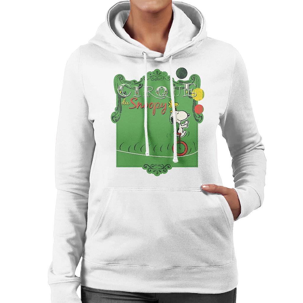 Peanuts Circus Cirque Du Snoopy Women's Hooded Sweatshirt
