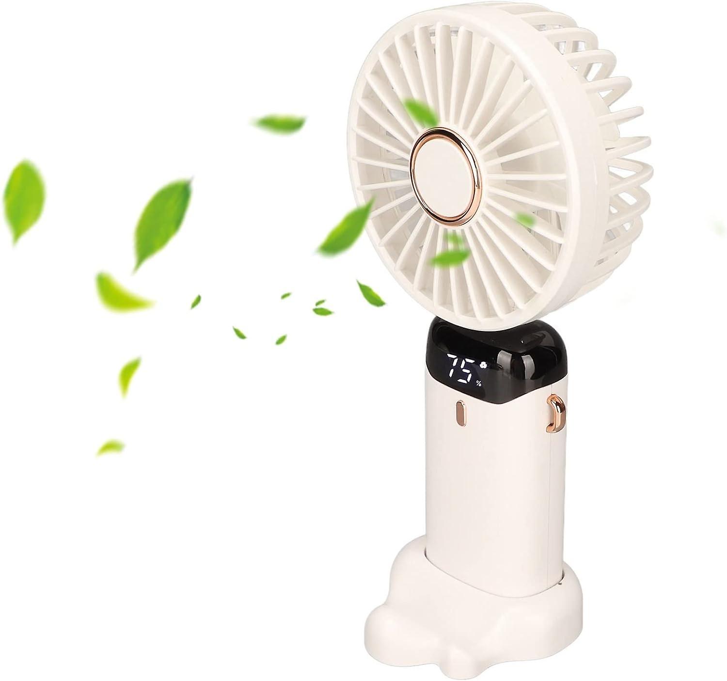Handheld fan, 90-degree folding design