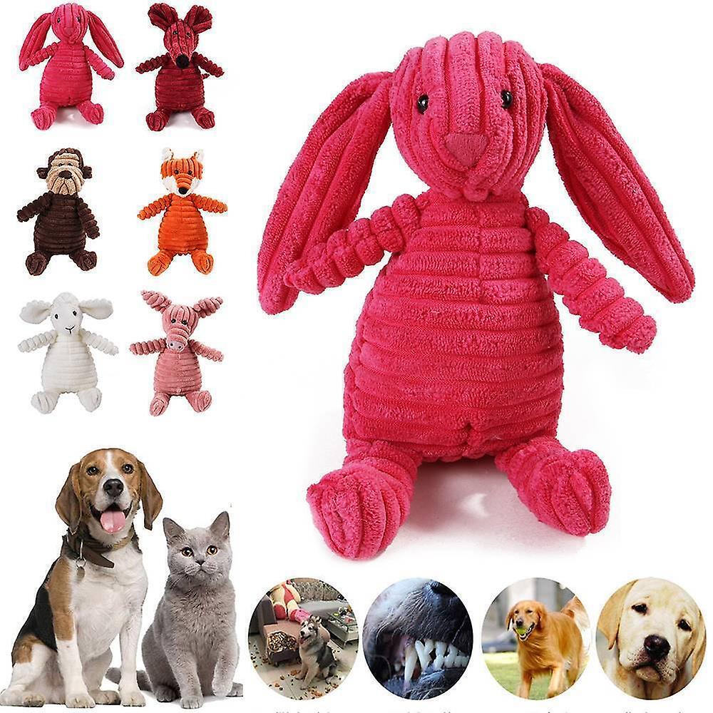Dog Chew Toy Squeaky For Aggressive Chewers With Squeakers Durable Plush Pet Toy