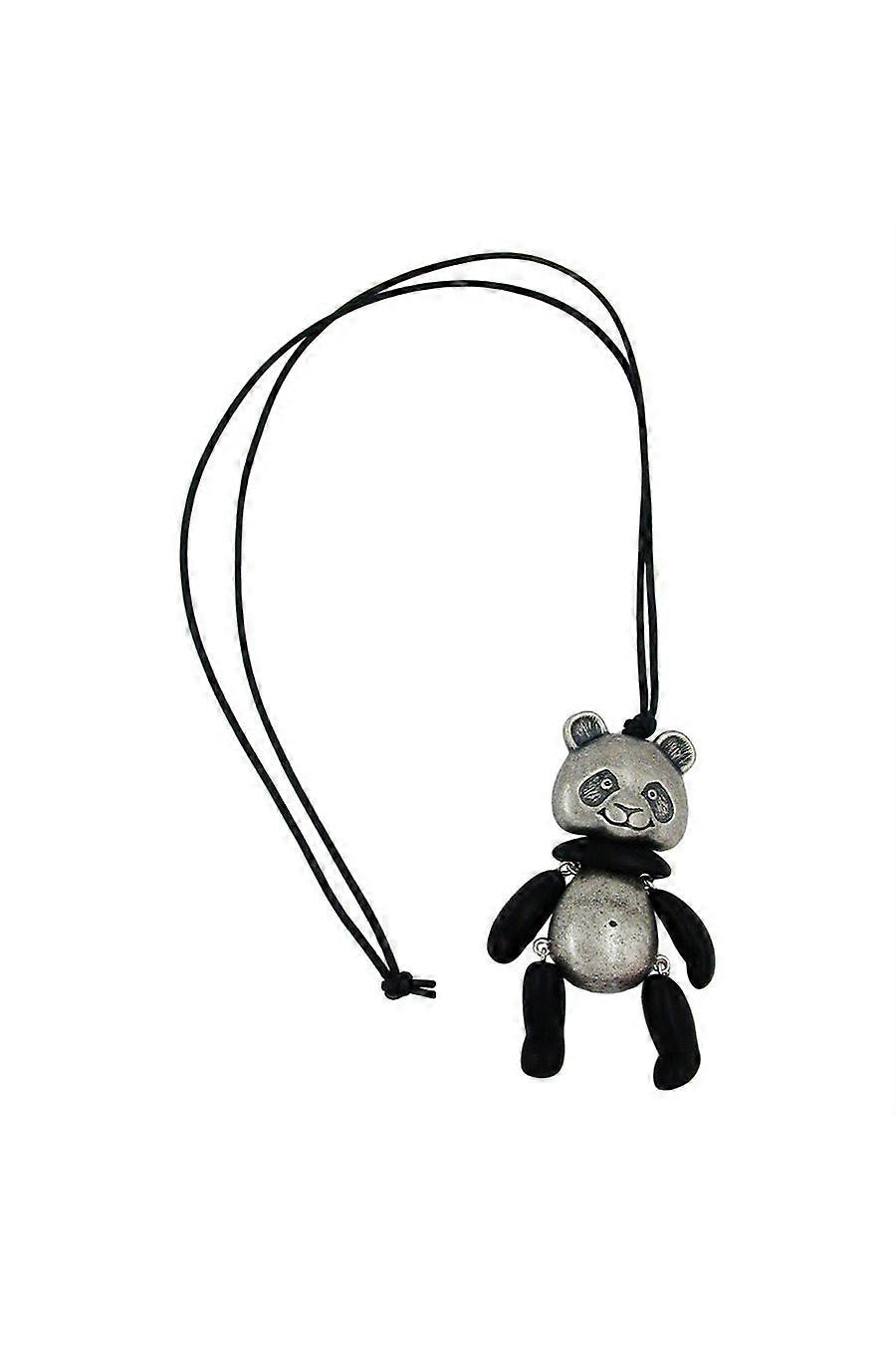 Necklace Panda Vintage Silver 90cm - Gl00985