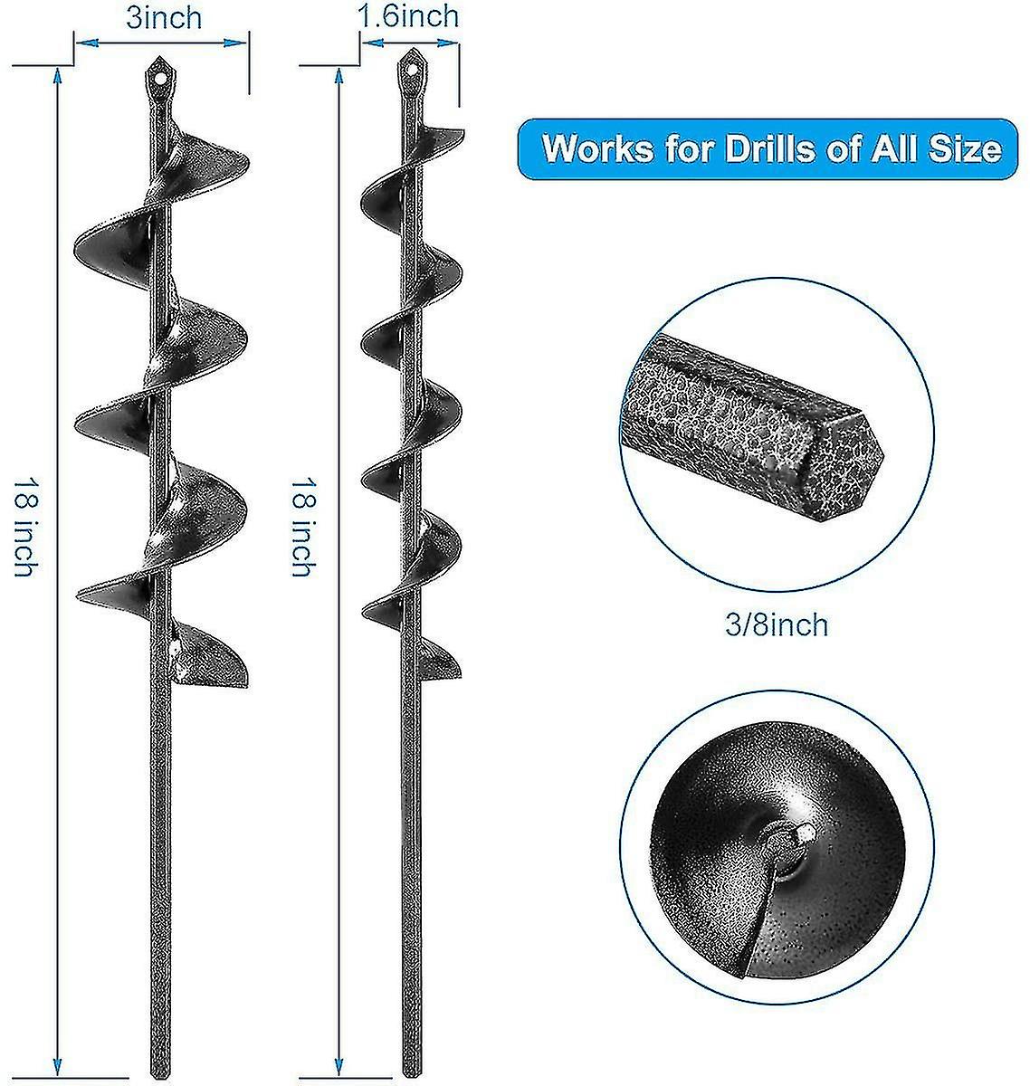Garden Auger Drill Bits for Planting