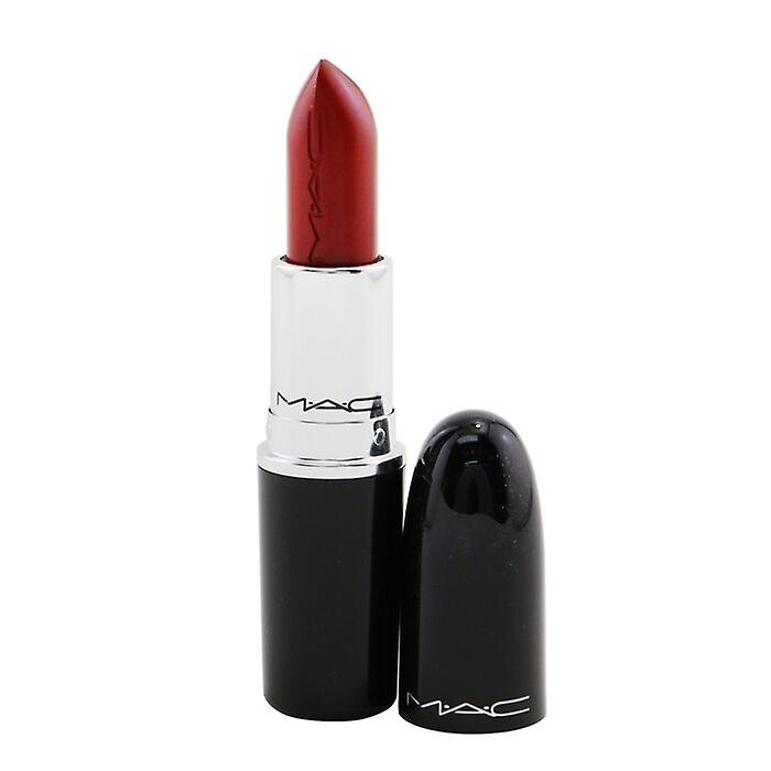 Mac Lustreglass Lipstick - # 545 Glossed And Found (midtone Red With Red Pearl) 3g/0.1oz