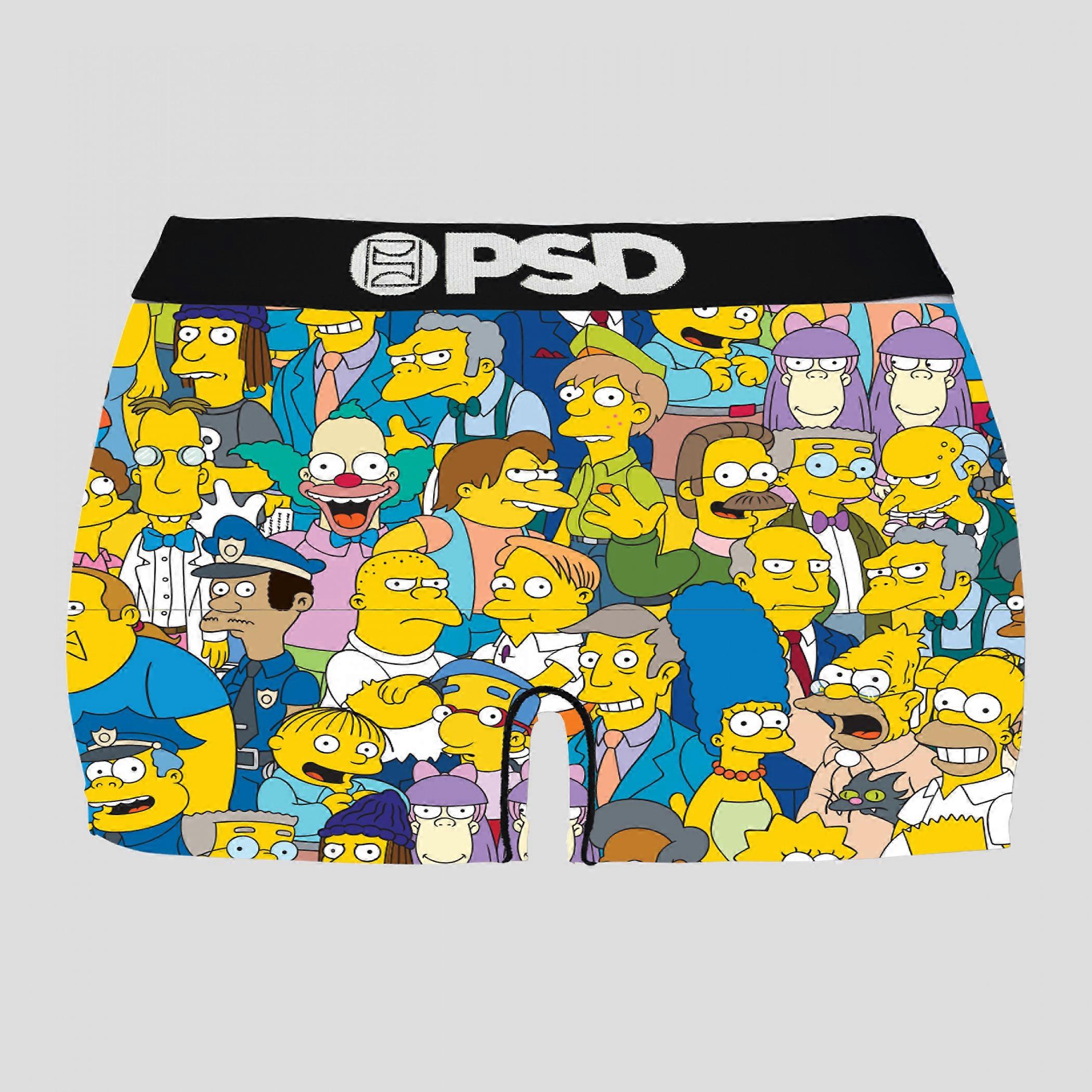 The Simpsons Full Cast PSD Boyshorts Underwear
