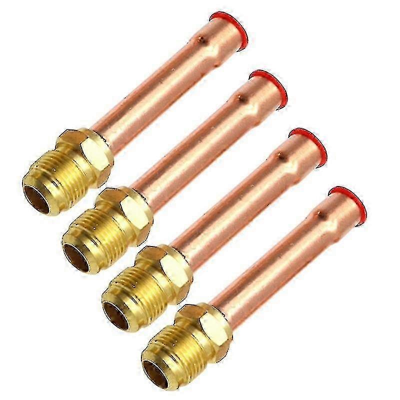 4 قطع من أنابيب النحاس لمكيف الهواء، مقاس 1/4 بوصة، 3/8 بوصة، 1/2 بوصة، 3/4 بوصة