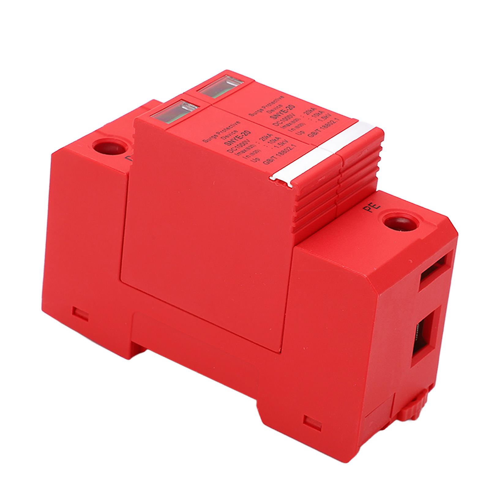 DC PV מגן נחשולי מתח חסין אש נגד קורוזיה כתום התקן מגן מפני נחשולי מתח לתיבת הפצה 1000V 2P 