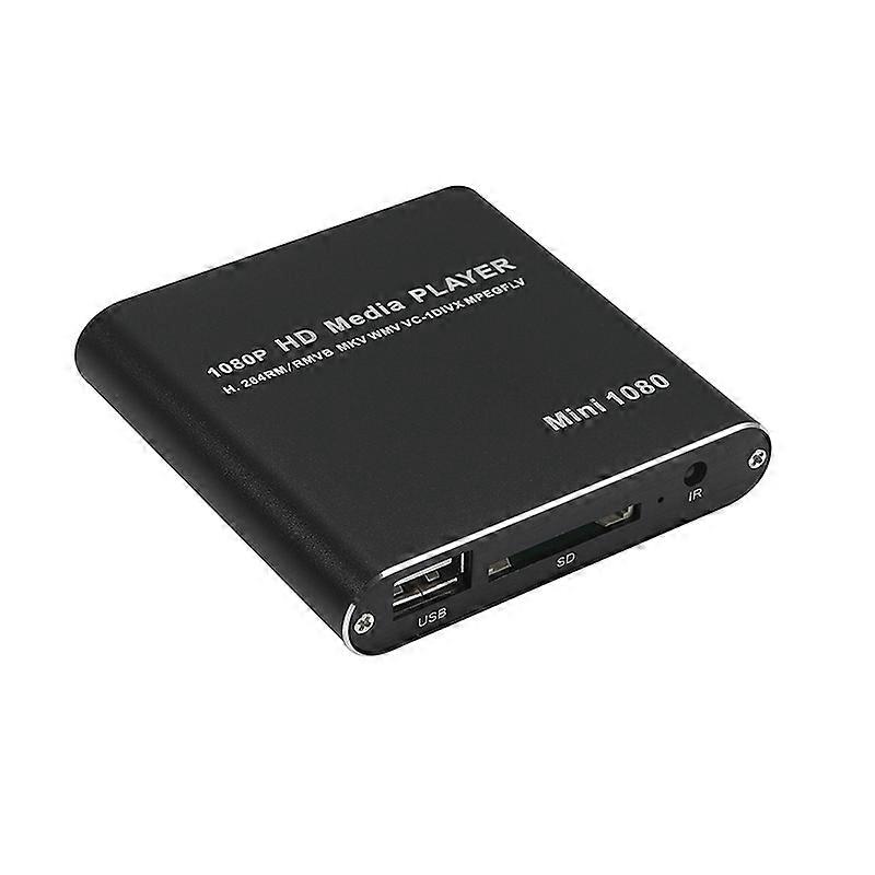 MINI 1080P Full HD Media USB HDD SD/MMC Card Player Box, EU Plug EU