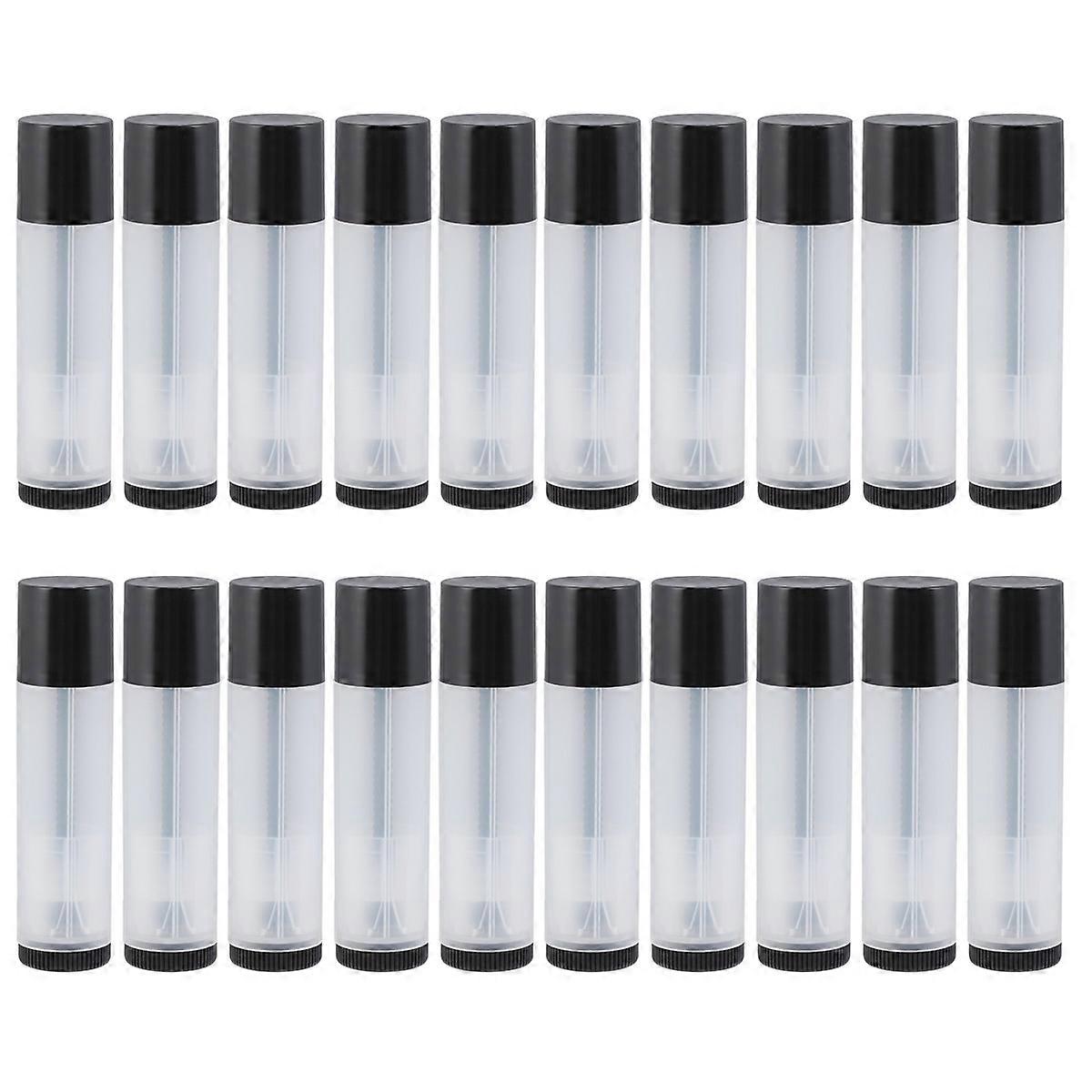 20 Pcs Plastic Go Containers Empty Lipstick Cases Dispenser Container Lip Gloss Case Empty Cosmetics Container