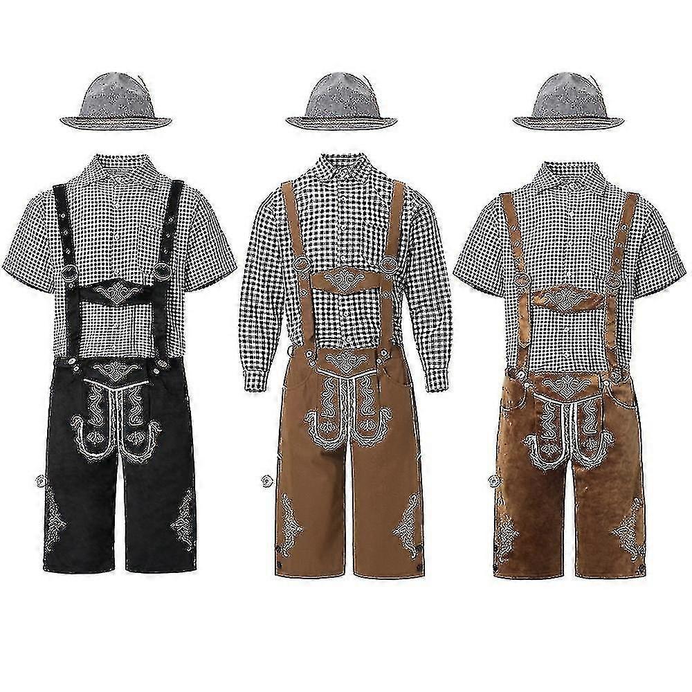 Adult Oktoberfest Costume Suspenders Set For Men