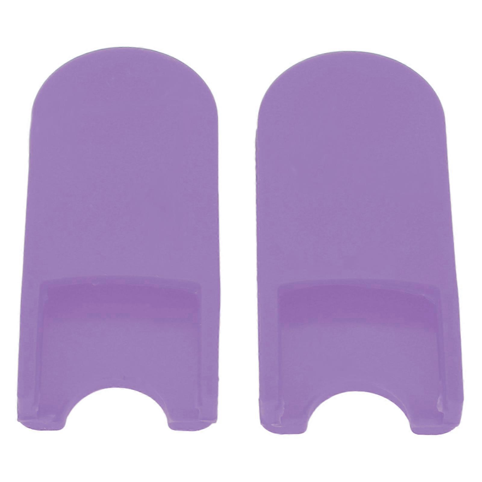 2PCS Saxofone Finger Rest Almofada Thumb Protector com Sela Wind Instrument AcessóriosRoxo