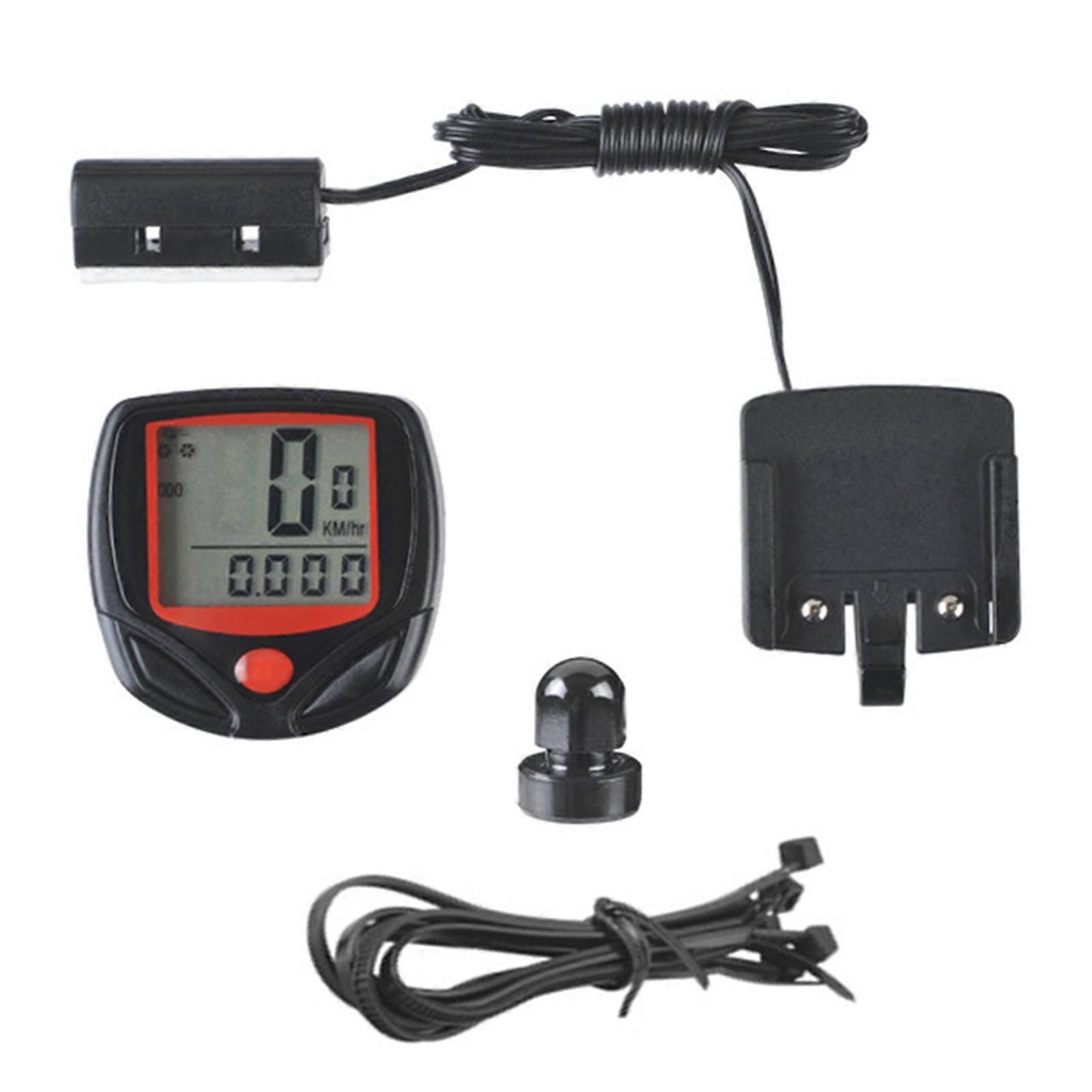 Bicycle Speedometer English Code Wired Waterproof Environmentally Friendly Clear Screen Cycling Computers for Bike