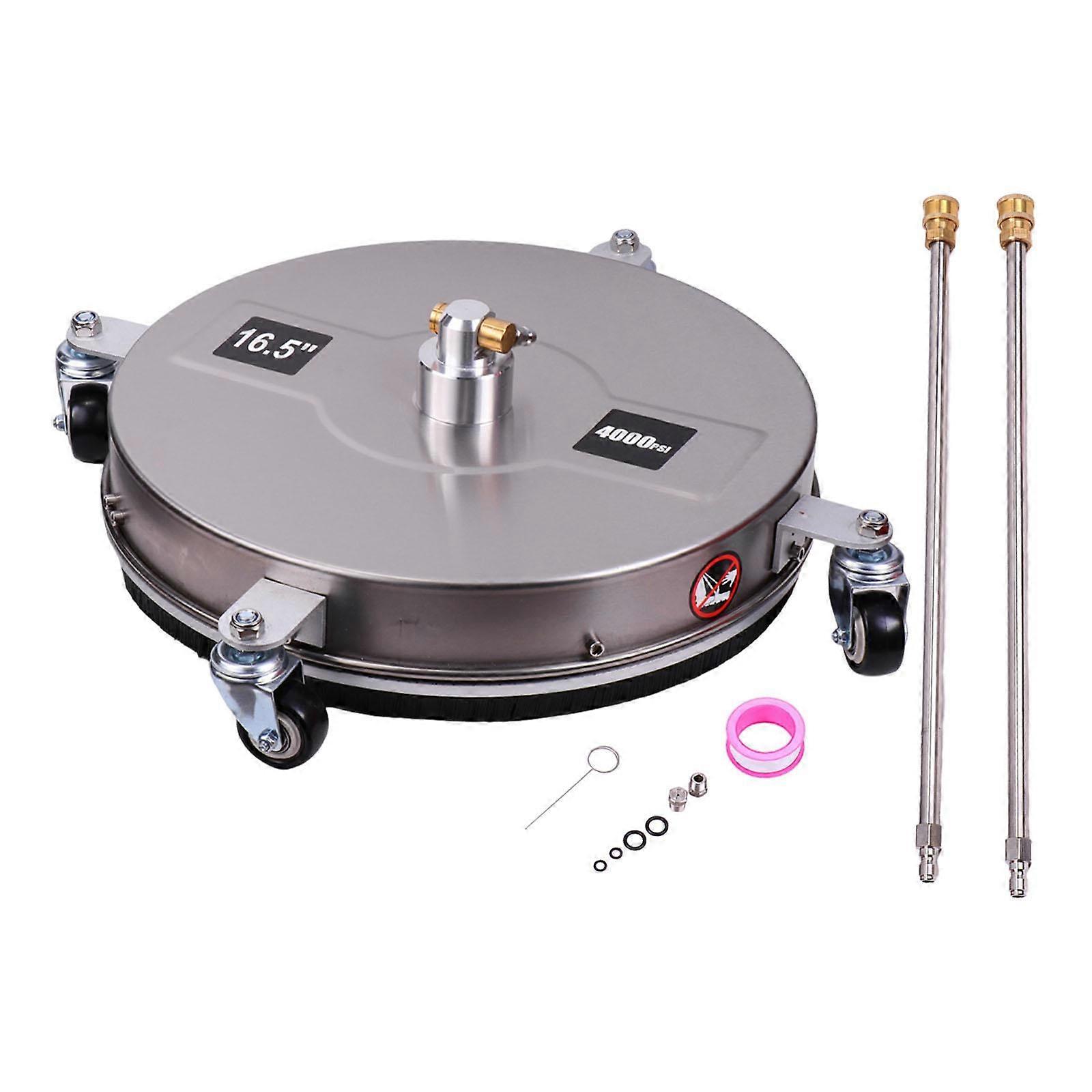 Pressure Washer Surface Cleaner 1/4 Quick Connect for Pathway Concrete Patio