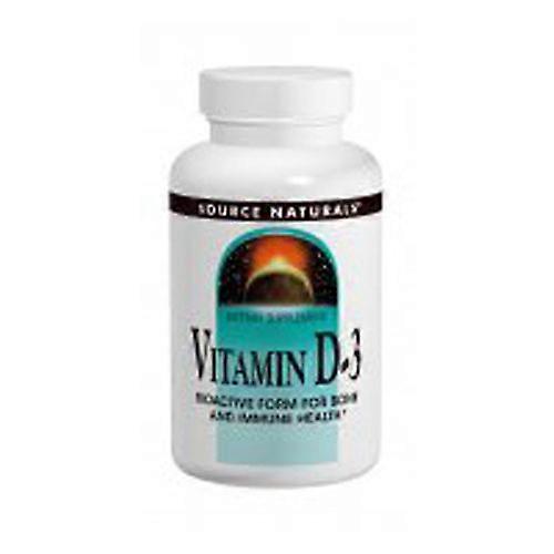 Source Naturals Vitamina D-3 5000 UI, 100 capsule moi (Pachet de 1)