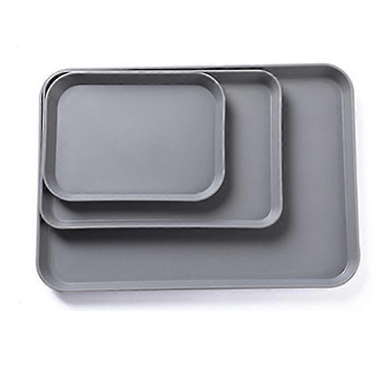 3 Pcs Creative Multi-function Rectangular Plastic Tray Storage Tray-b
