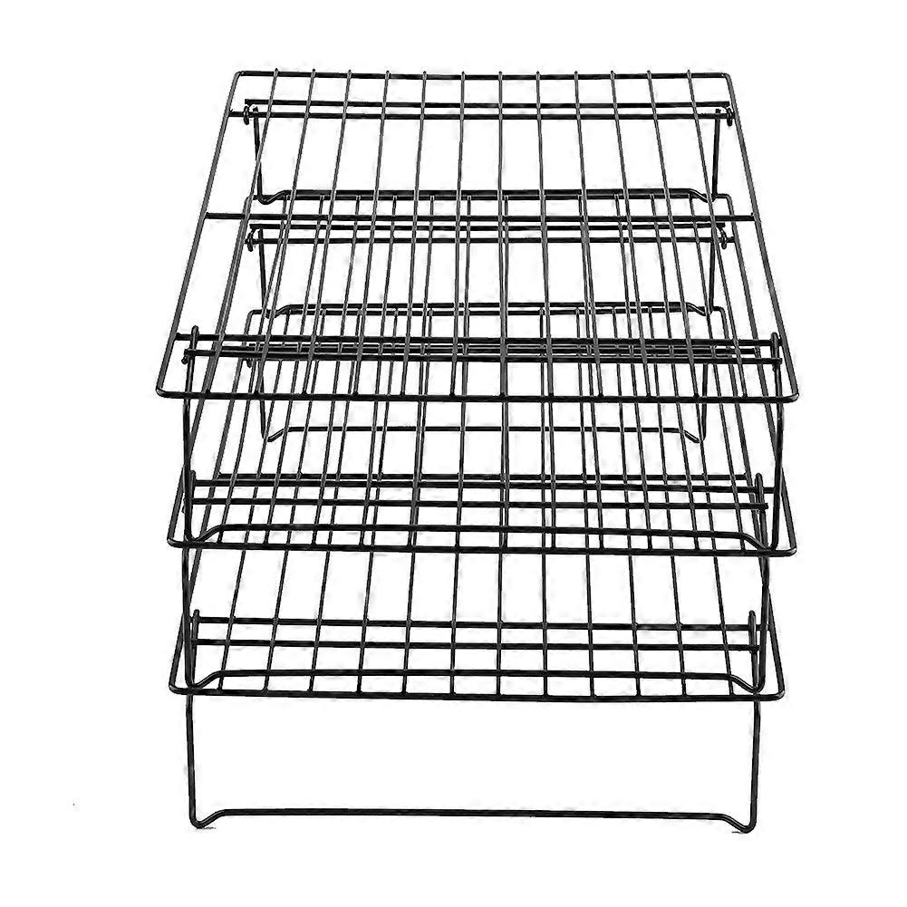 3-Tier Folding Cooling Rack Baking Cake Biscuit Pie Cooler Tray Stand ...