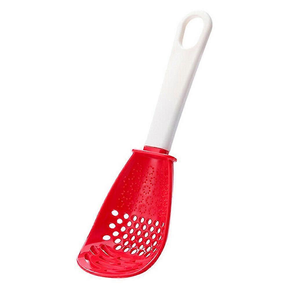 Multifunctional Kitchen Cooking Spoon Garlic Press Colander Spoon Filt