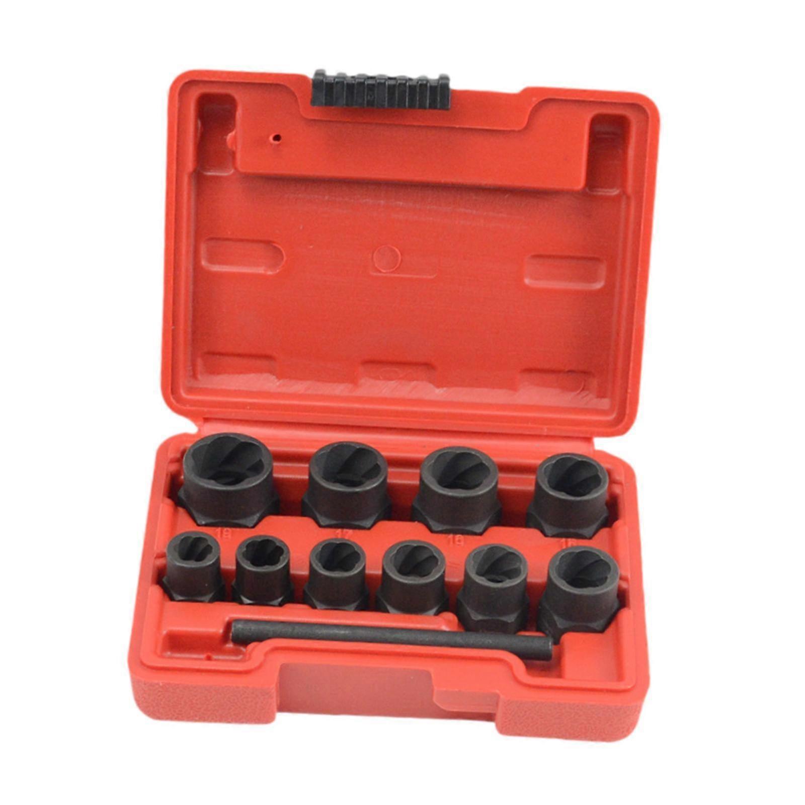 11Pcs Generic Nuts Screw Remover Set Sturdy Nuts Screw Socket Sleeve Set