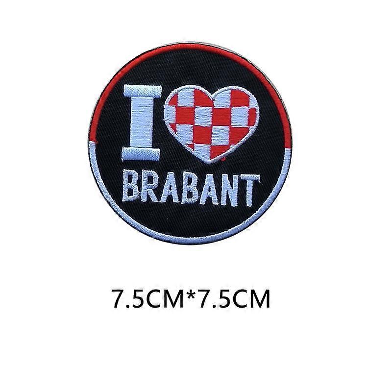 Ολλανδία Brabant Kruikenstad Peenrijk μπύρα καρναβάλι μπαλώματα για ρούχα Σίδερο σε κεντημένο ράψιμο Applique έμβλημα Badge