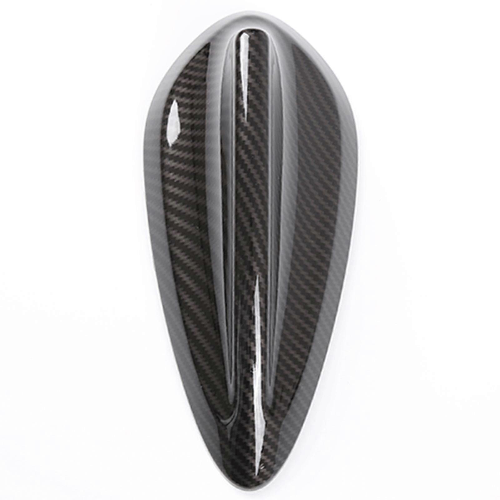 Abs Antenna Cover Sticker Self-adhesive Streamlined Shark Fin Antenna Sticker Car Exterior Trim