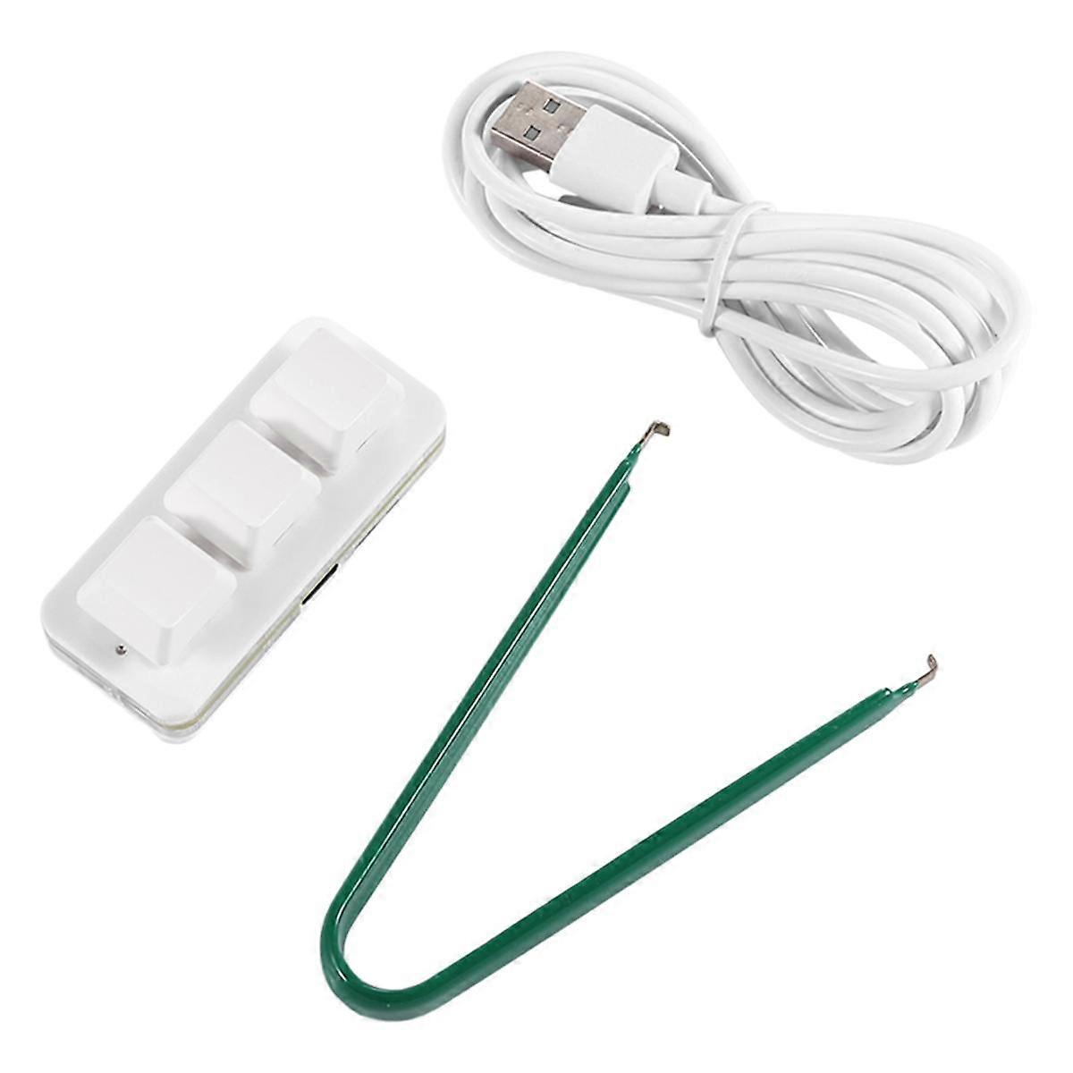 3 Keys Custom Mini Keyboard Copy Paste Cut Select All Enter Ctrl C V for Programmer Audio Game Shor