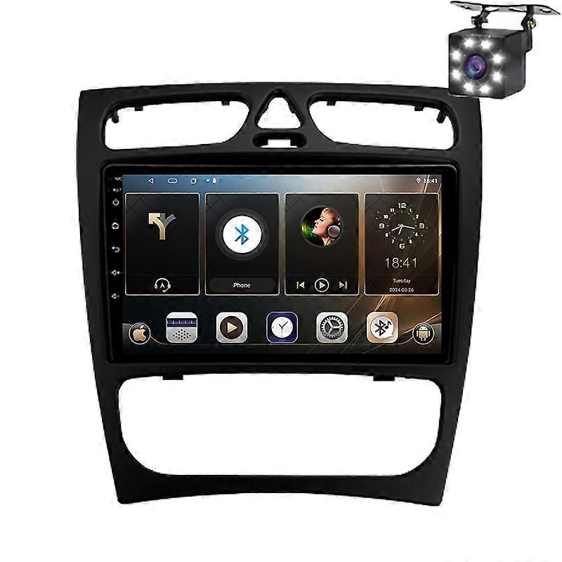 Car Radio Multimedia For Mercedes Benz C Class S203 CL203 2000-2004 Video Player Carplay Navigation 