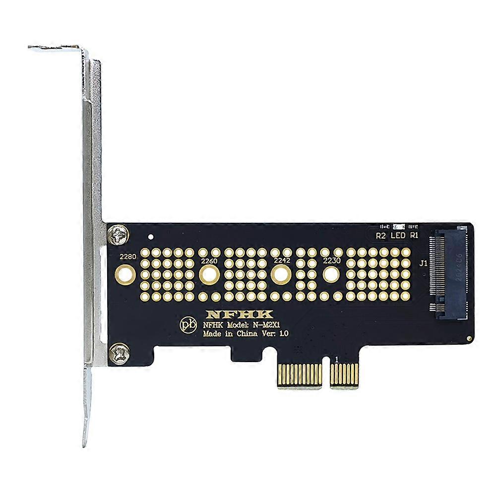 NVMe PCIe M.2 NGFF SSD to PCIe X1 Adapter Card PCIe X1 to M.2 Card Support 2230 2242 2260 2280 Size